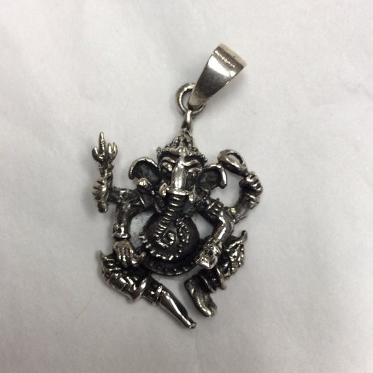 Ganesha Silver Pendant