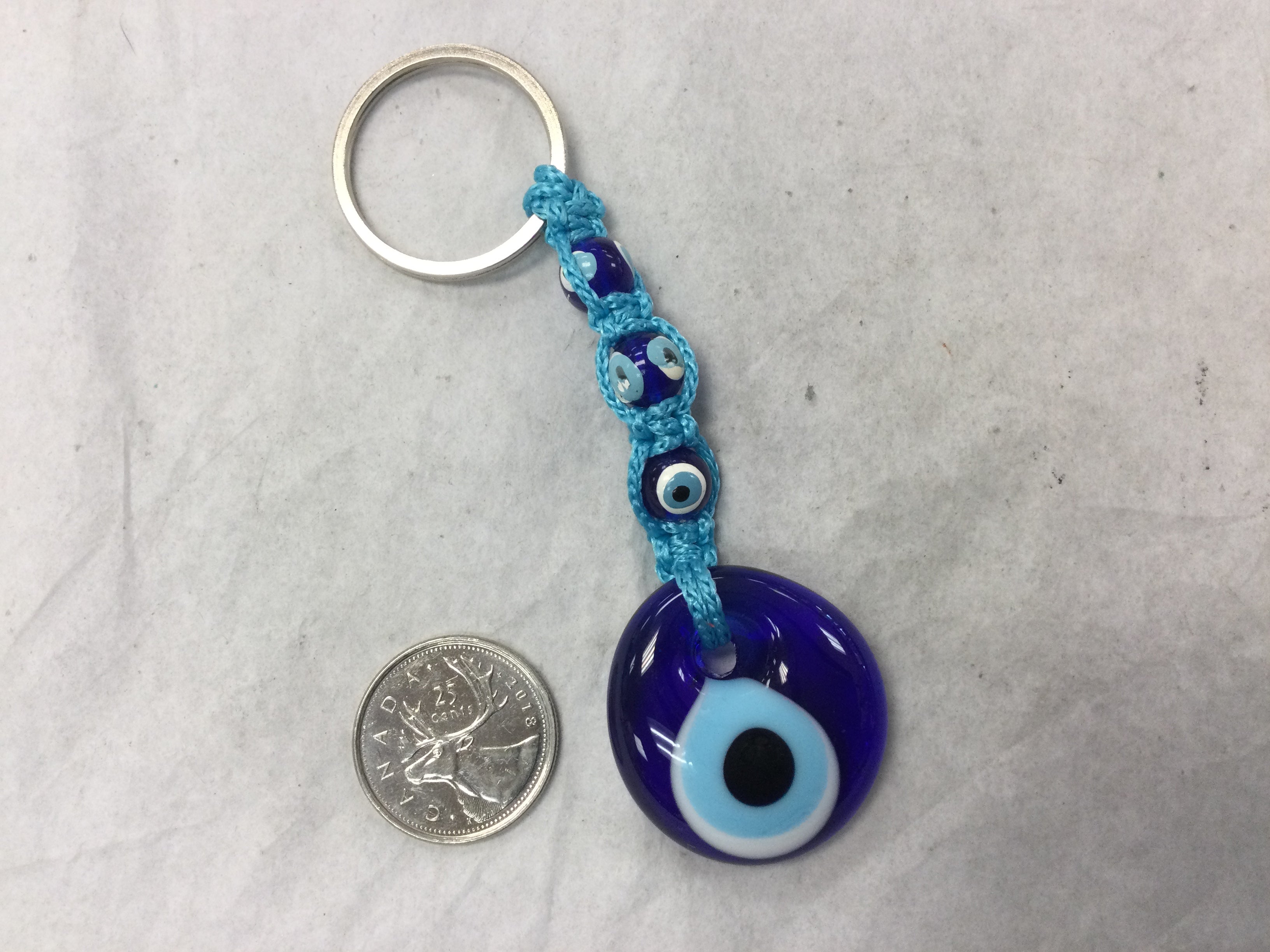 Macrame Evil Eye Keychain – Planet Botanix Ottawa
