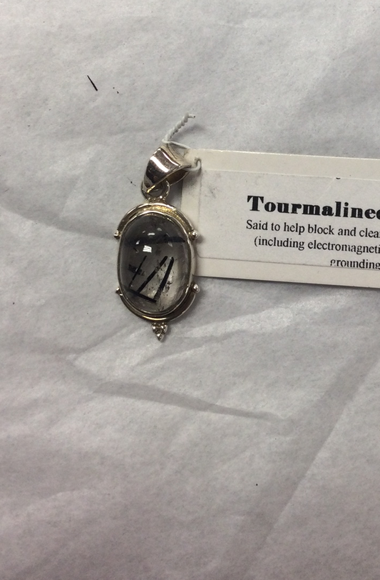 Tourmaline Oval Pendant