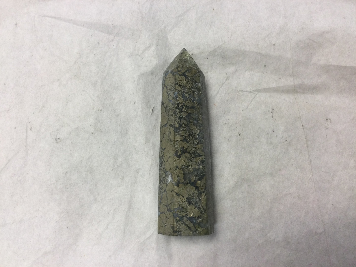 Agate Pyrite Point