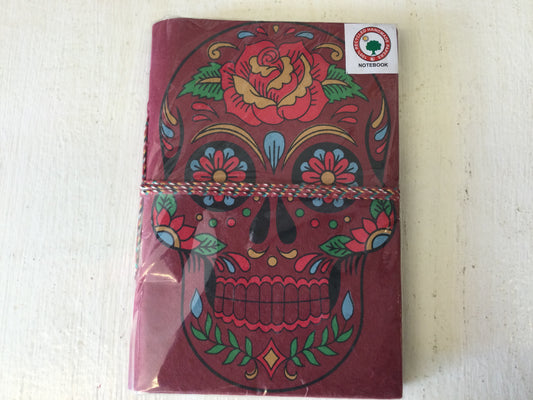 Skull blank note book