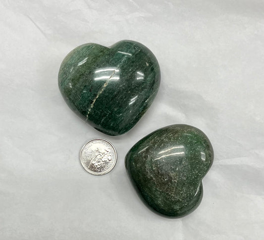 Green Aventurine Heart
