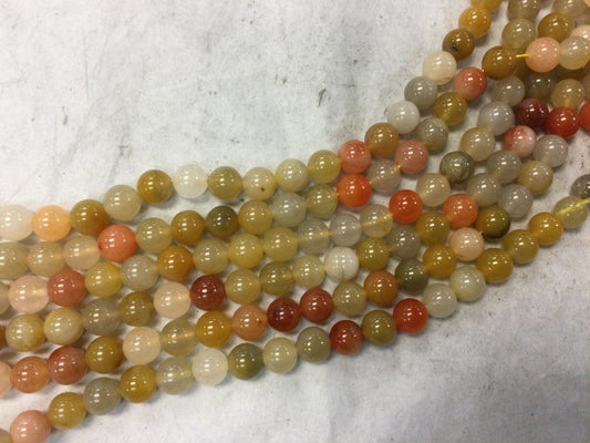 Natural Rainbow Jade Strand