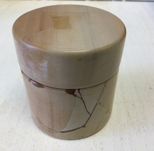 Cylindrical Box, Picture Jasper