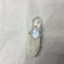 Load image into Gallery viewer, Rainbow Moonstone Ring, Large Stone
