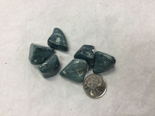 tumbled blue jade