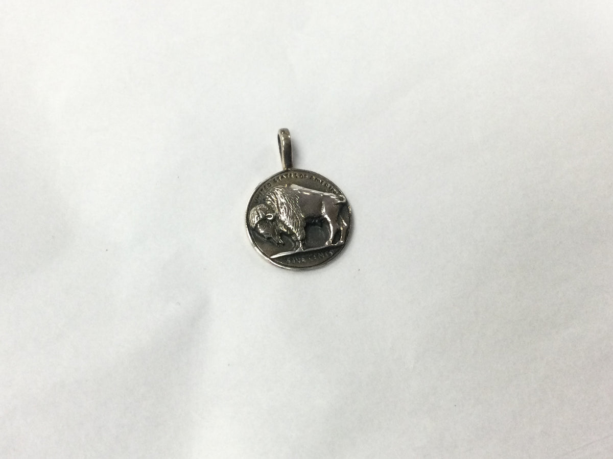 Silver Bison Round Sterling Silver Bison – Planet Botanix Ottawa