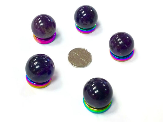 Small Amethyst Spheres