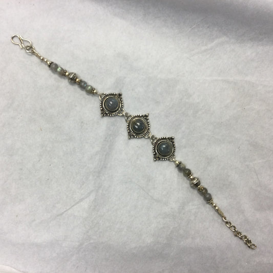 Stone Framed Bracelet (Various Stones)