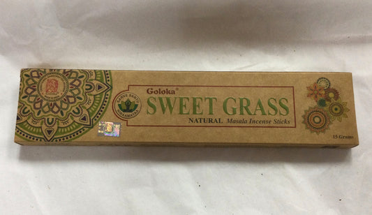 Goloka Sweet Grass Incense
