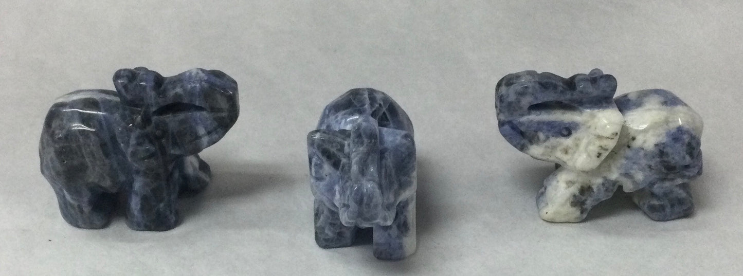 Small Crystal Elephant