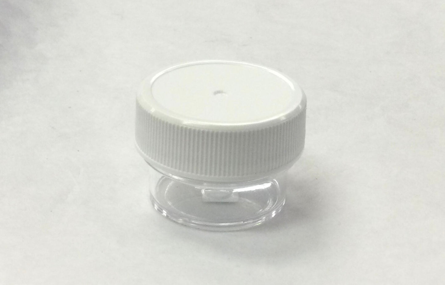 Plastic Jar with White Lid (15ml)