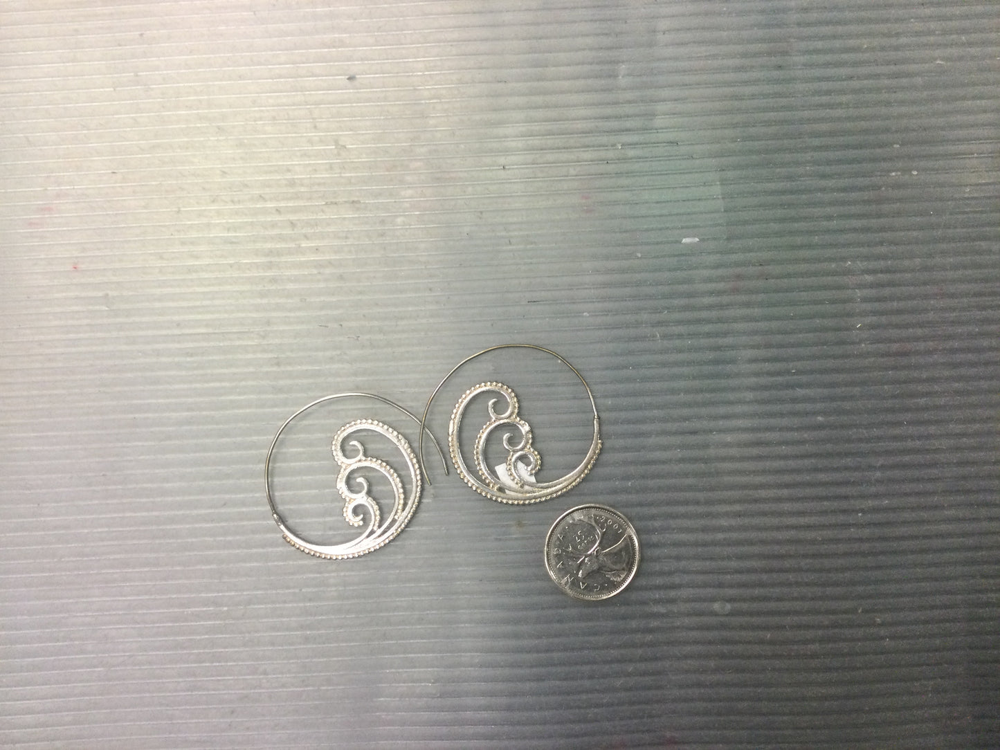 Spiral Wave Earring