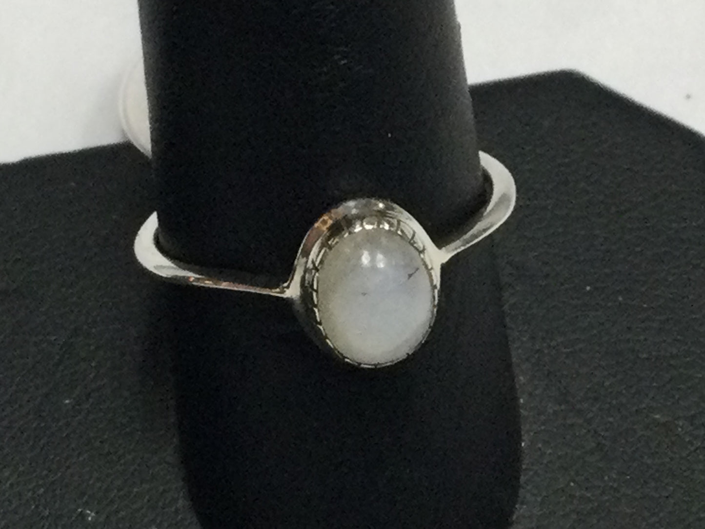 Simple Silver Rings (Various Stones)