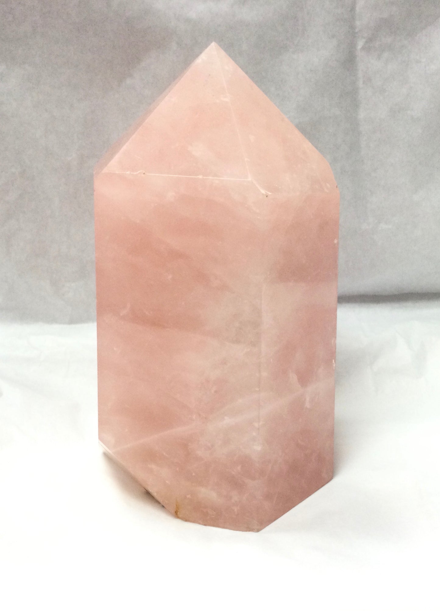 Large Rose Quartz Tower