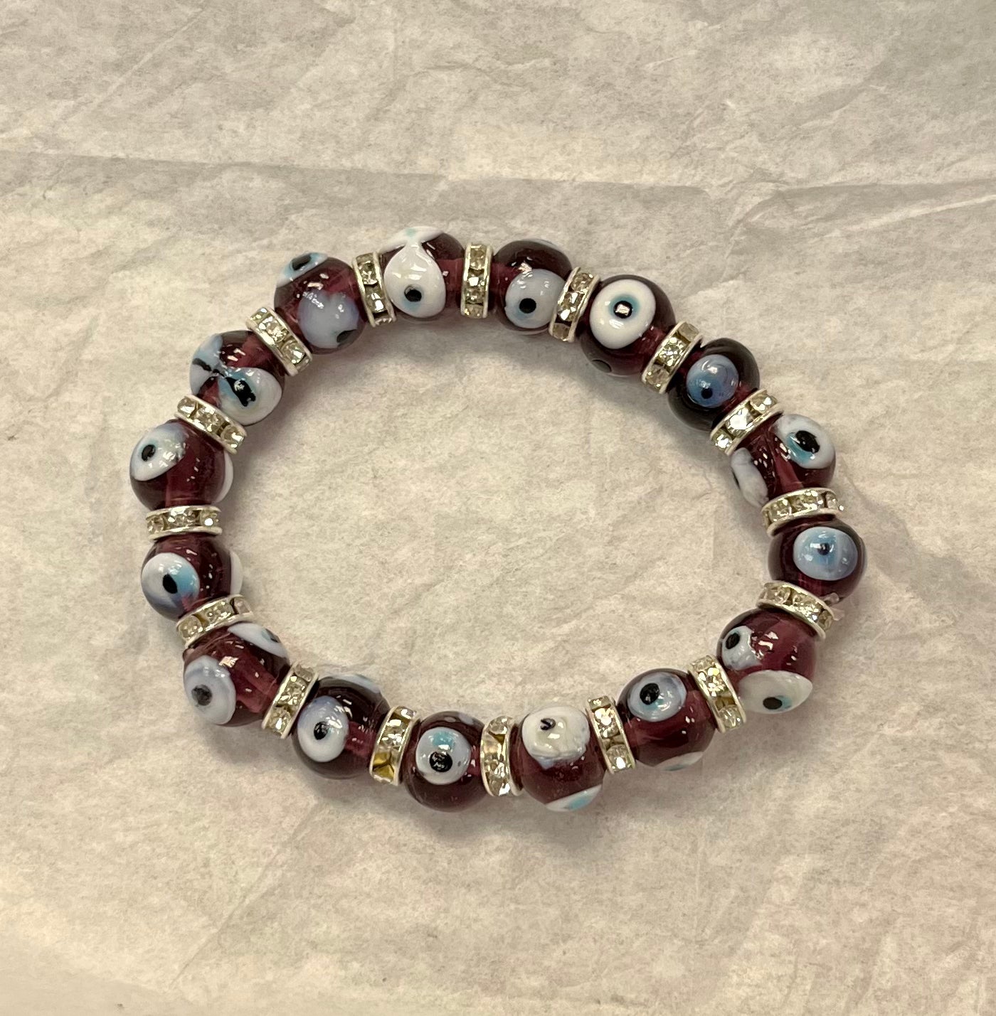 Evil Eye Bracelet Glass