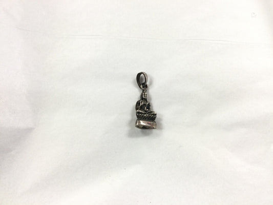 Silver Kwan Yin pendant