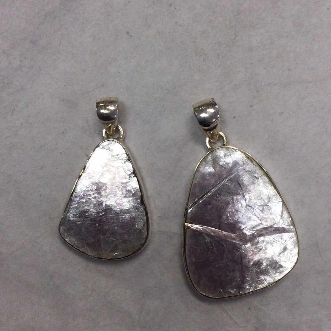 Lepidolite Raw Pendant