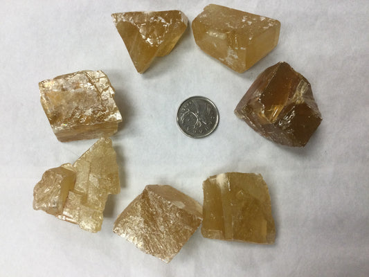 Citrine calcite