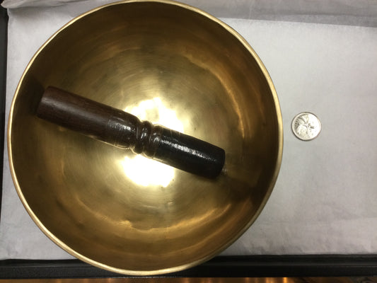 Handcrafted singing bowl with striker 6.5”