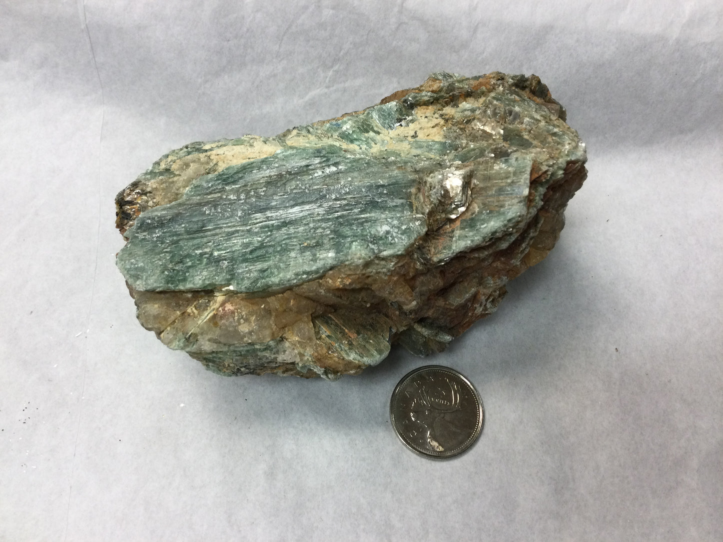 Large Green Kyanite Piece