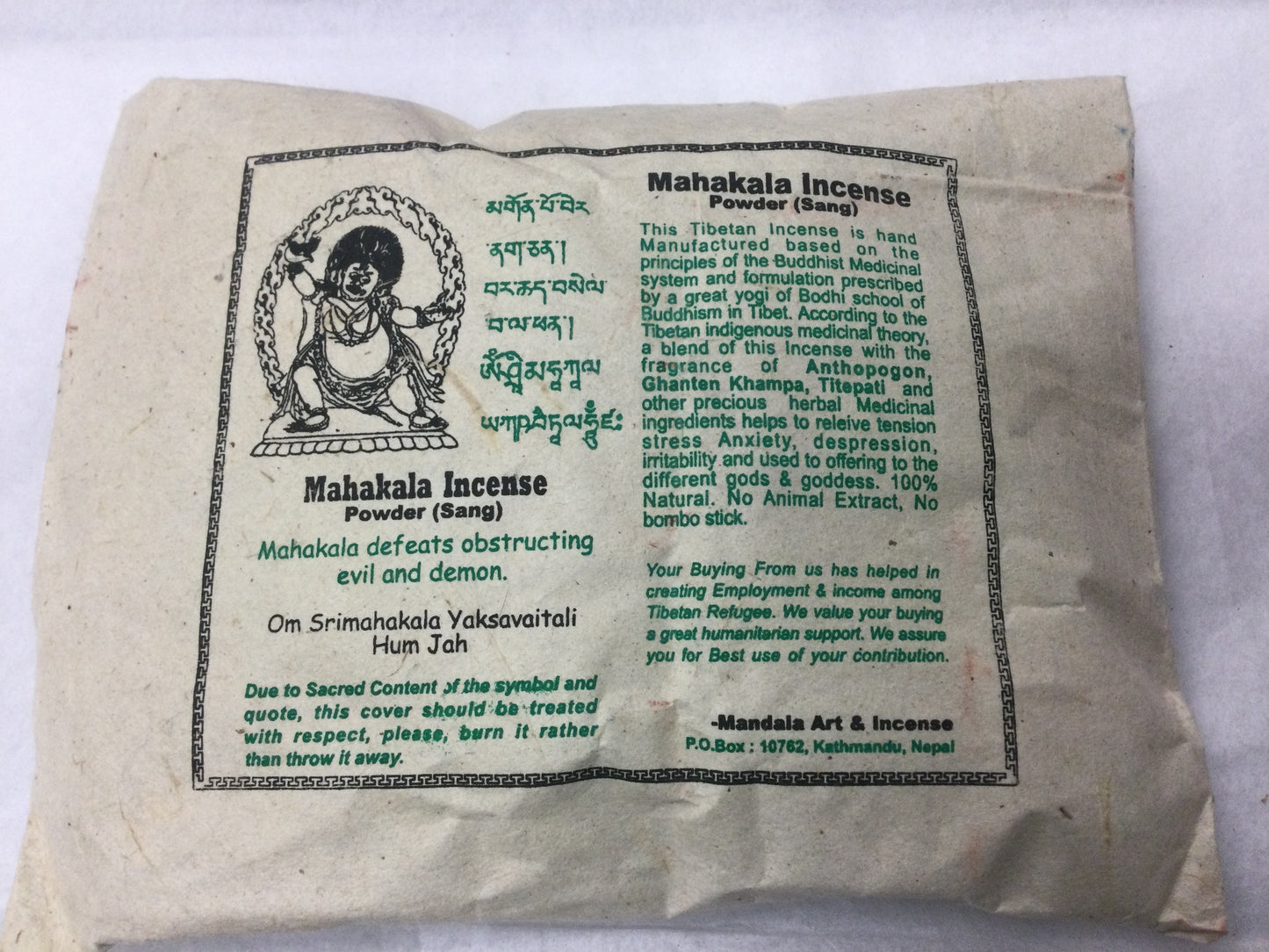 Mahakala incense