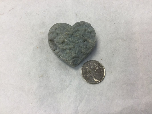 Grape Agate Heart