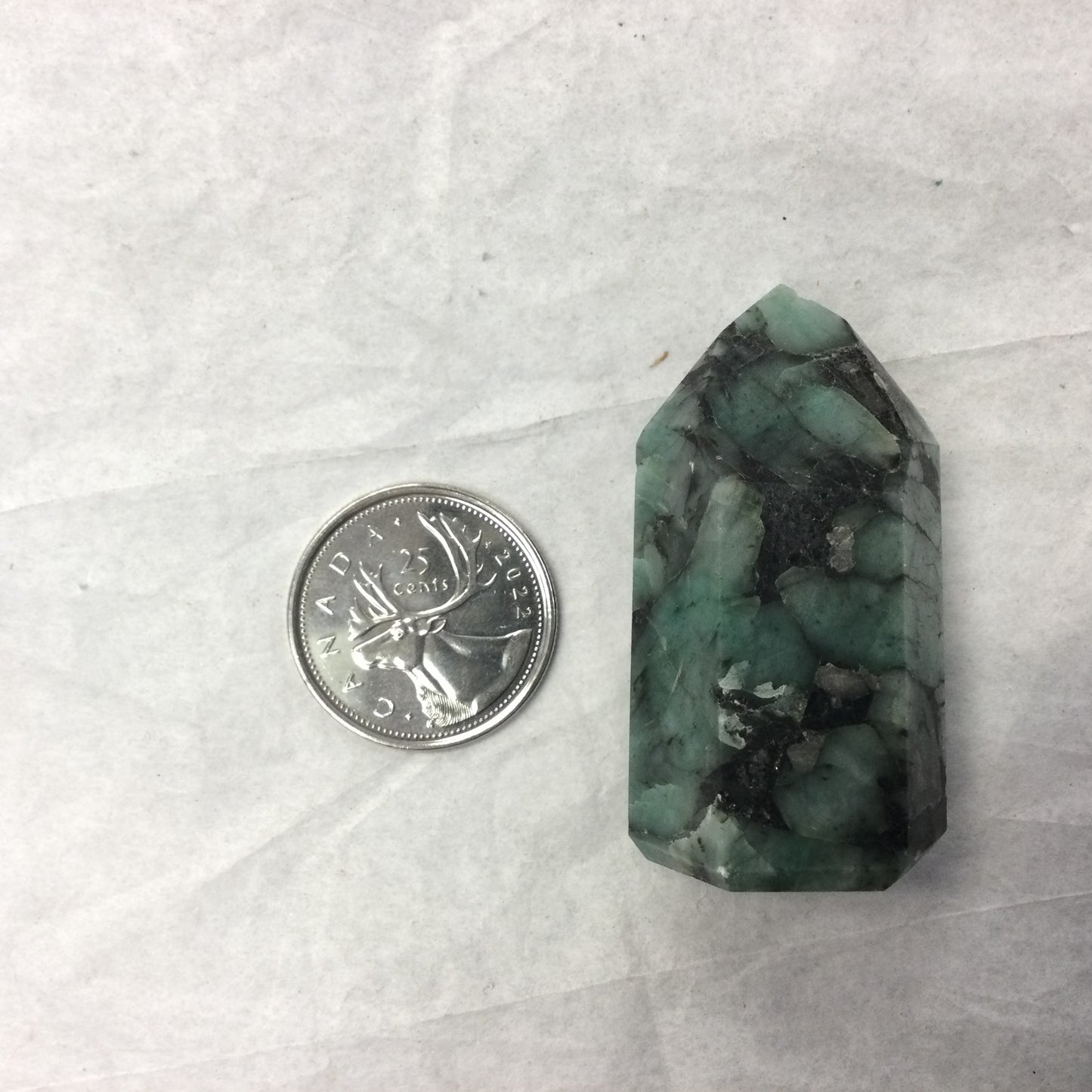 Polished Small Emerald Points