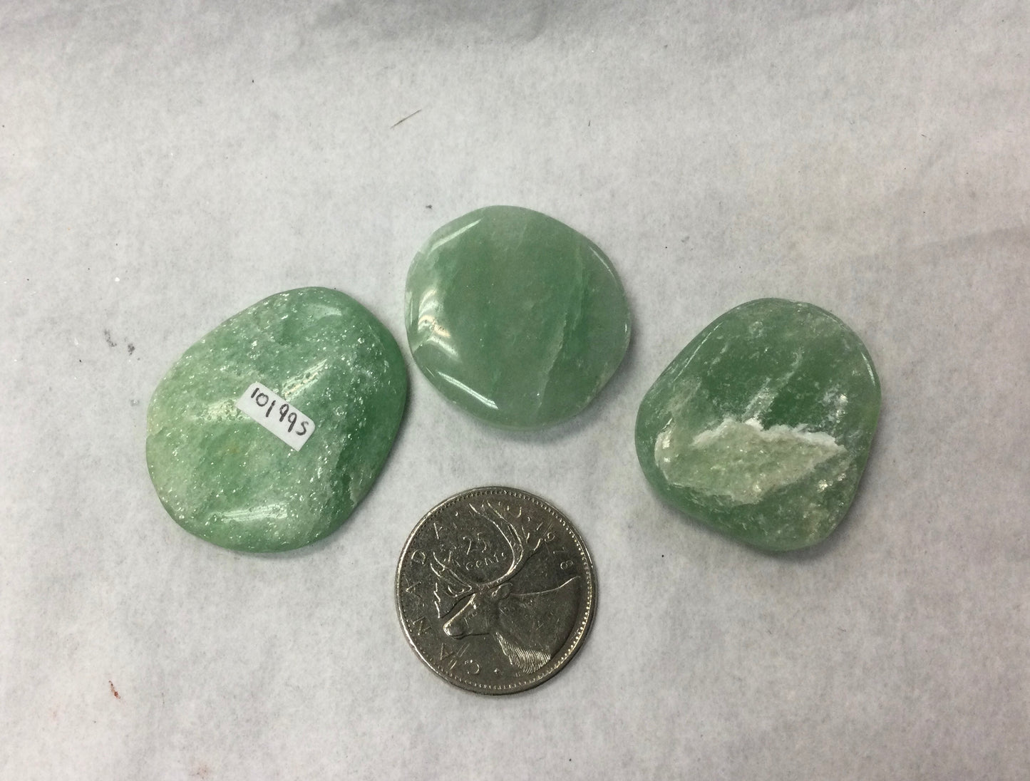 Green Aventurine coin slab sm