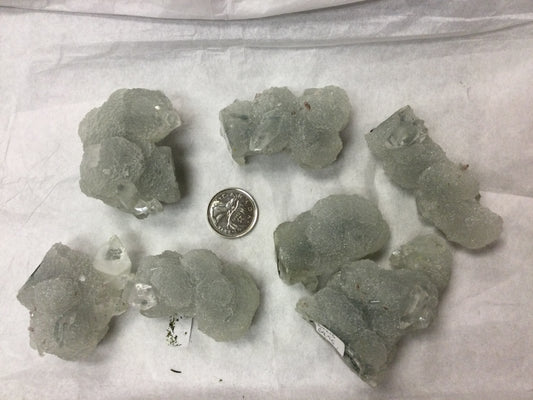 Blue Chalcedony Stalacites