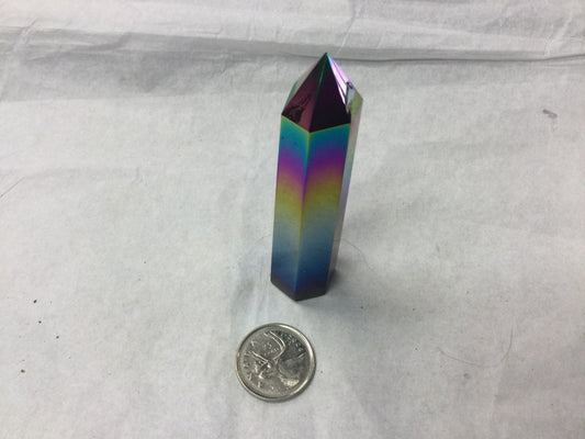 Obsidian titanium point