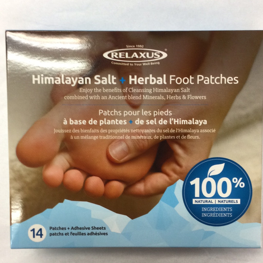 Salt Patch Himalayan Salt and Herbal Foot Patches – Planet Botanix Ottawa