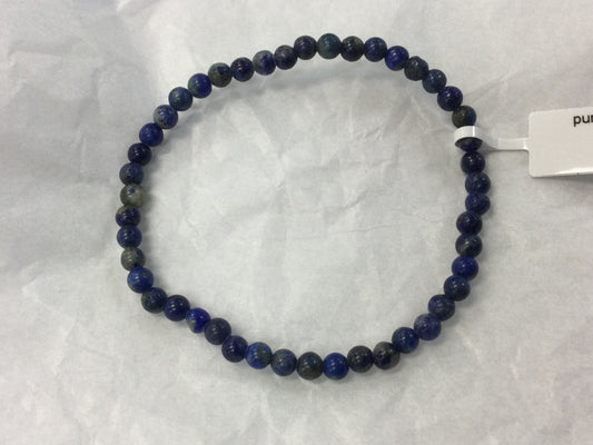 4mm Lapis Lazuli Bracelet