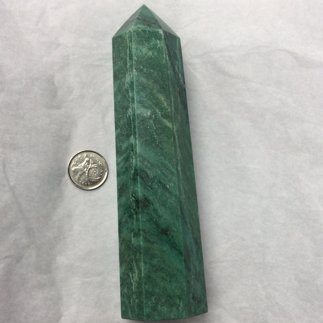 Green Mica Obelisk (Aventurine)