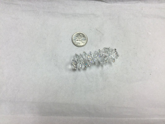 Hanging clear crystal tree