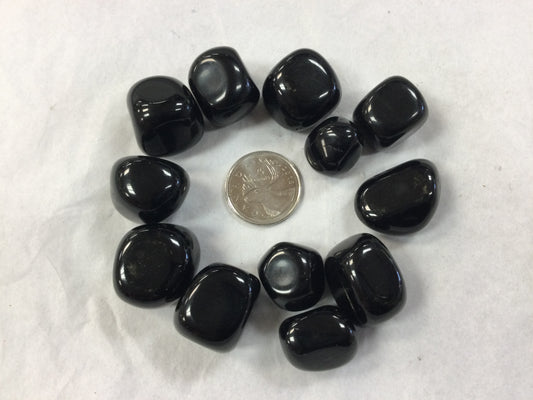 Black Obsidian Tumbled