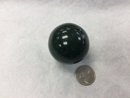 Bloodstone Sphere, 2”