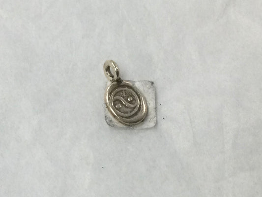Silver Yin Yan Pendant, Small
