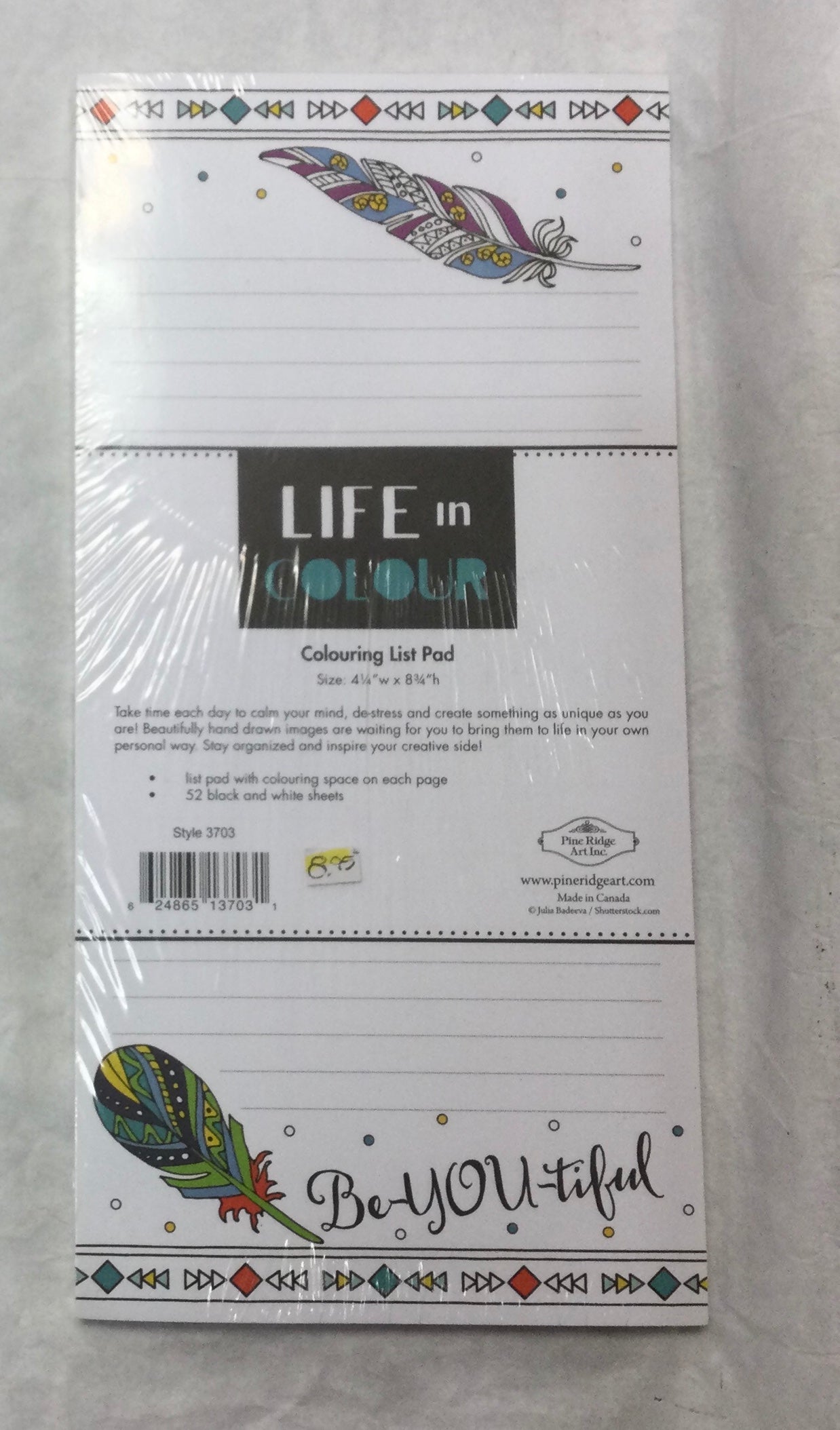 Life in Colour - Colouring List Pad