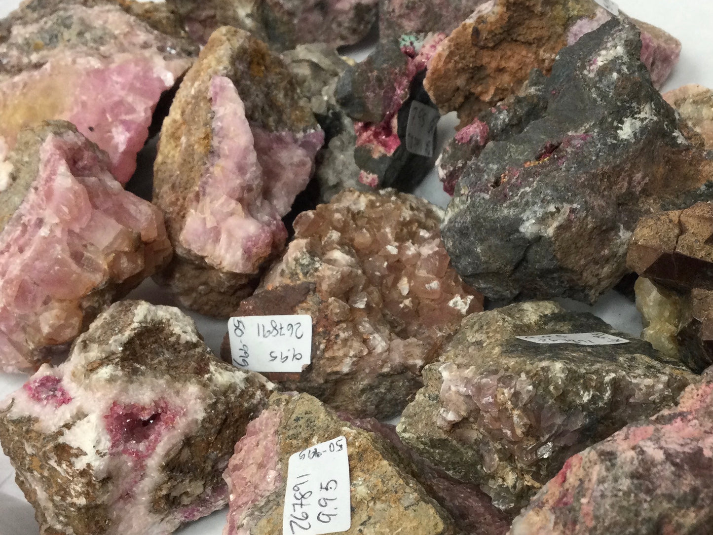 Rough Cobalto Calcite Chunks