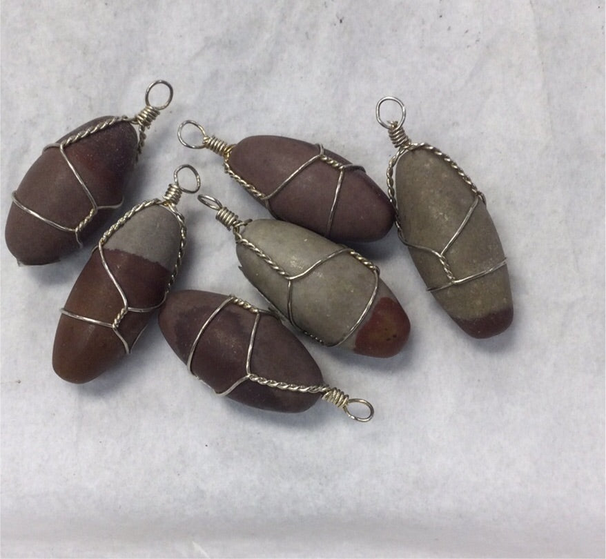 Shiva Lingam Wire Wrapped Pendant