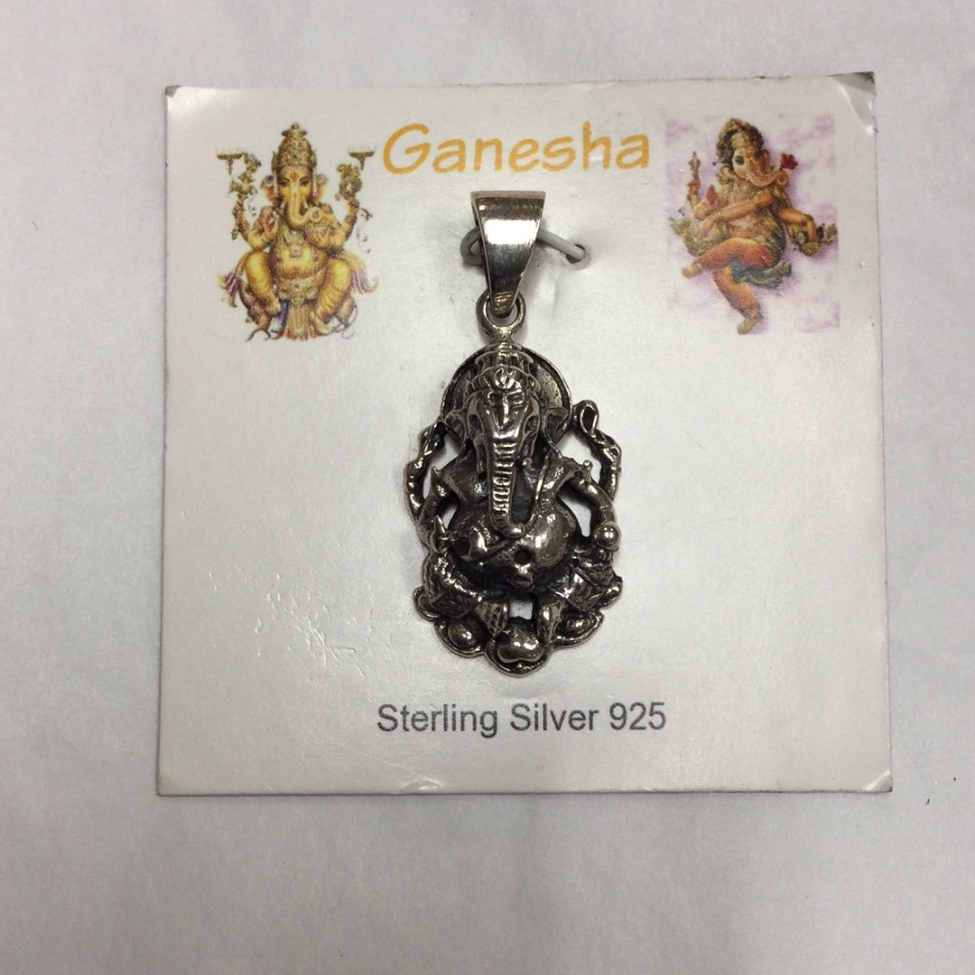 Ganesha Pendant (Sterling Silver)