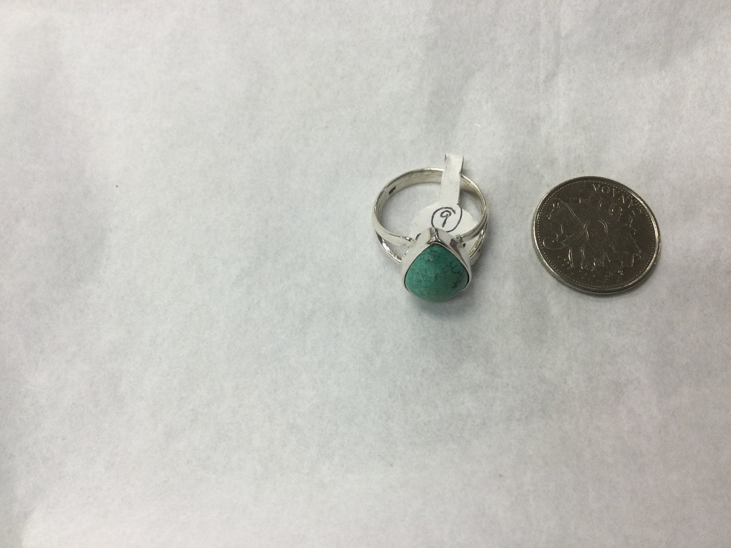 Turquoise ring size 9