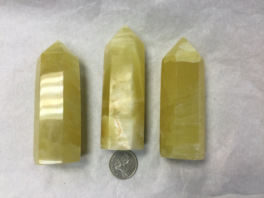Pineapple Calcite Points, 4”