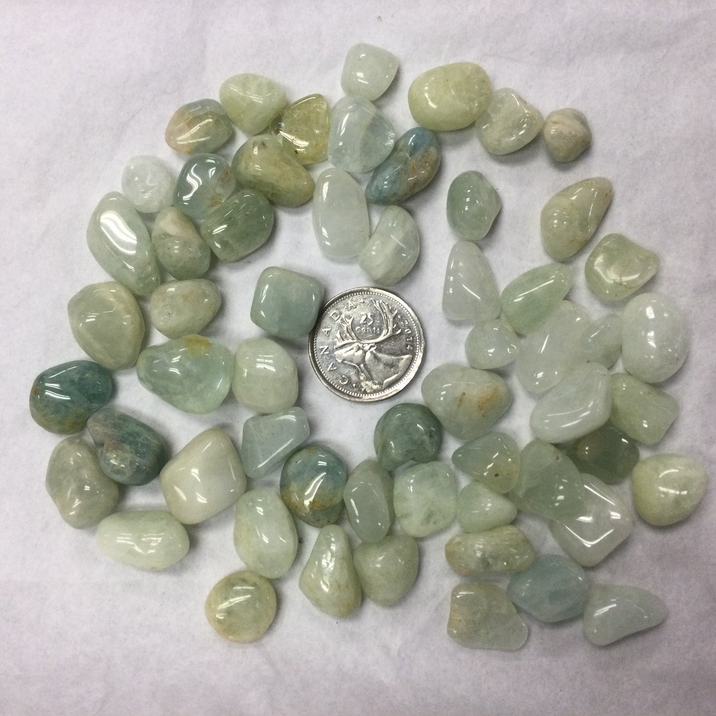 Tumbled Beryl (Aquamarine)