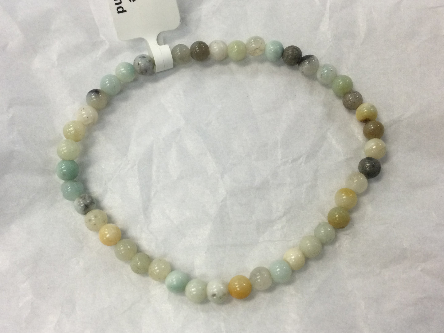 Mixed Amazonite bracelet 4mm