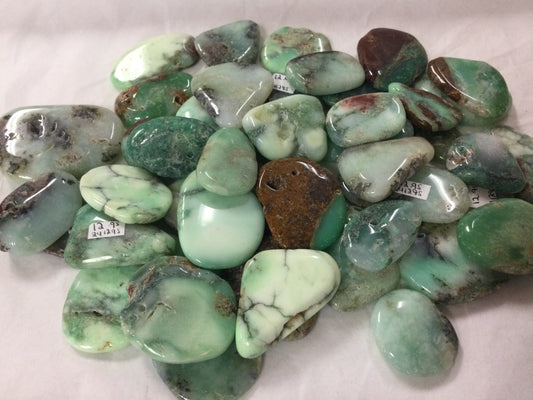 Large Flat Chrysoprase Slabs