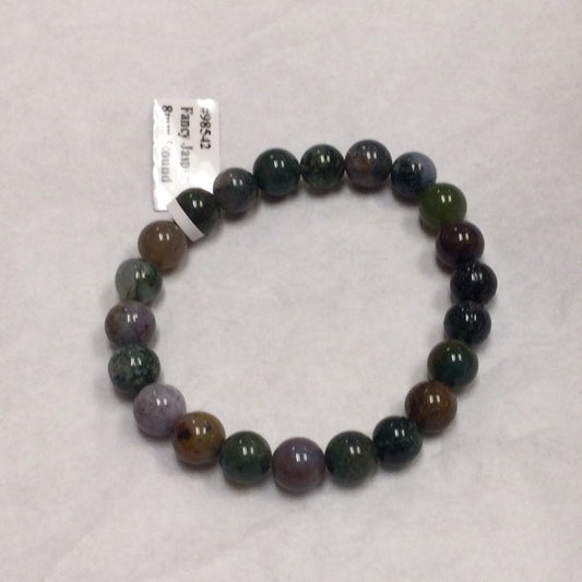 Fancy Jasper Bracelet, 8mm