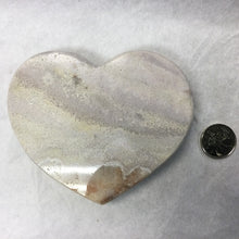 Load image into Gallery viewer, Large Pink Amethyst Polished Heart
