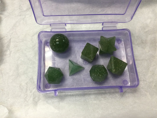 Aventurine Sacred Geometry Set